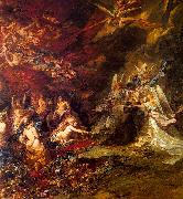  Eugene Isabey The Temptation of St.Anthony oil painting